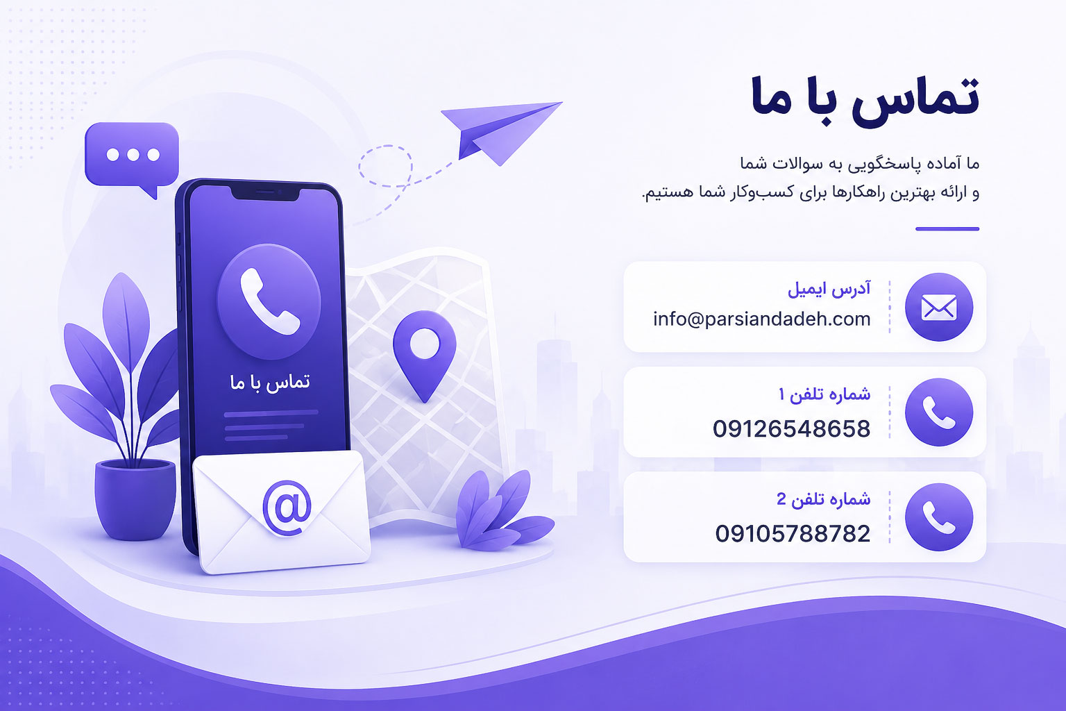 تماس با پارسیان داده